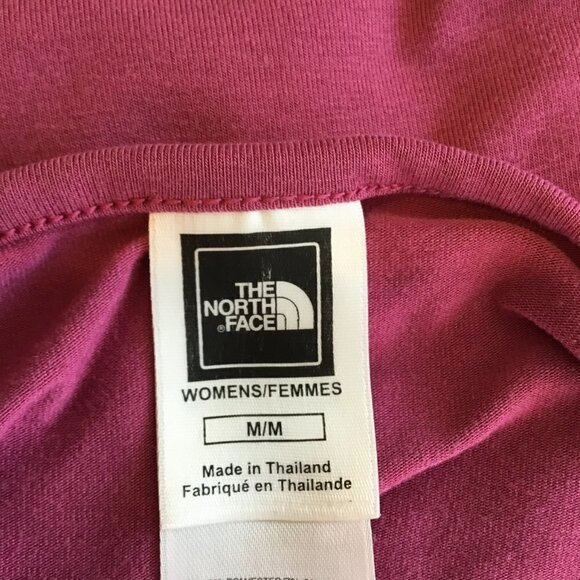 The North Face Long Sleeve Tee Base Pullover Crew Neck Hot Pink Women's Medium - Picture 4 of 9